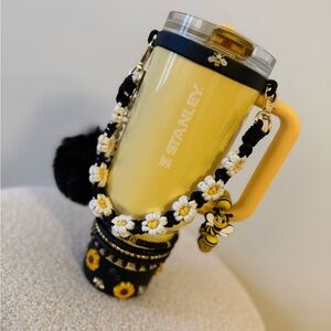 Stanley Yellow Floral Accessory Tumbler